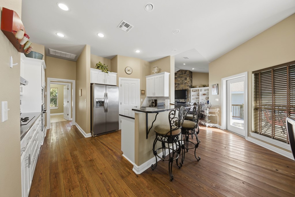 View through kitchen at 227 Windjammer Road, Rockport, TX · Bahia Bay View through kitchen at 227 Windjammer Road, Rockport, TX · Bahia Bay