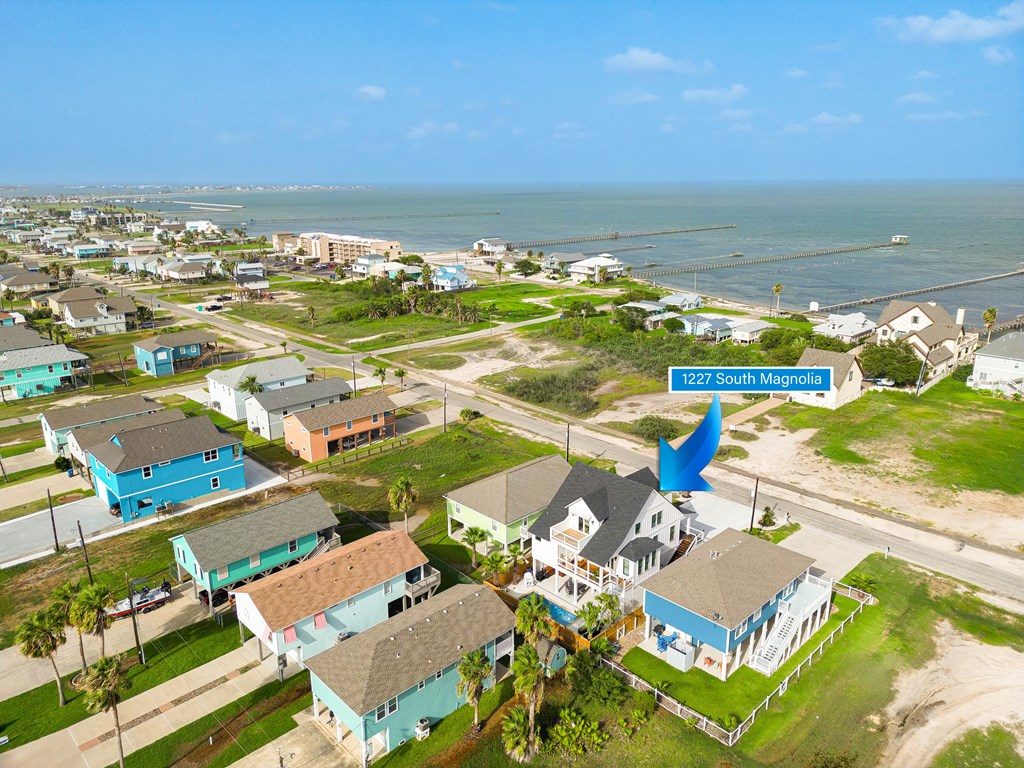 Aerial View of 1227 S Magnolia Rockport TX Aerial View of 1227 S Magnolia Rockport TX