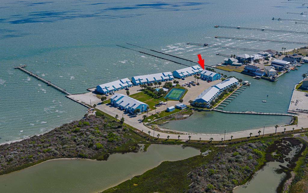 Bay Views from Aerial View of 2292 N Fulton Beach Rd 405 Rockport TX Bay Views from Aerial View of 2292 N Fulton Beach Rd 405 Rockport TX