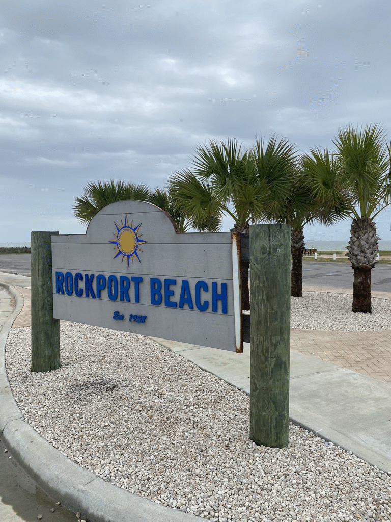 Rockport Beach Sign Sign for Rockport Beach