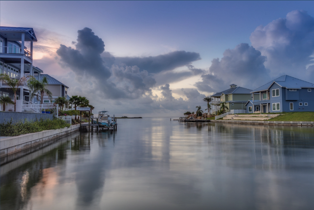 Canal at The Islands of Rockport
