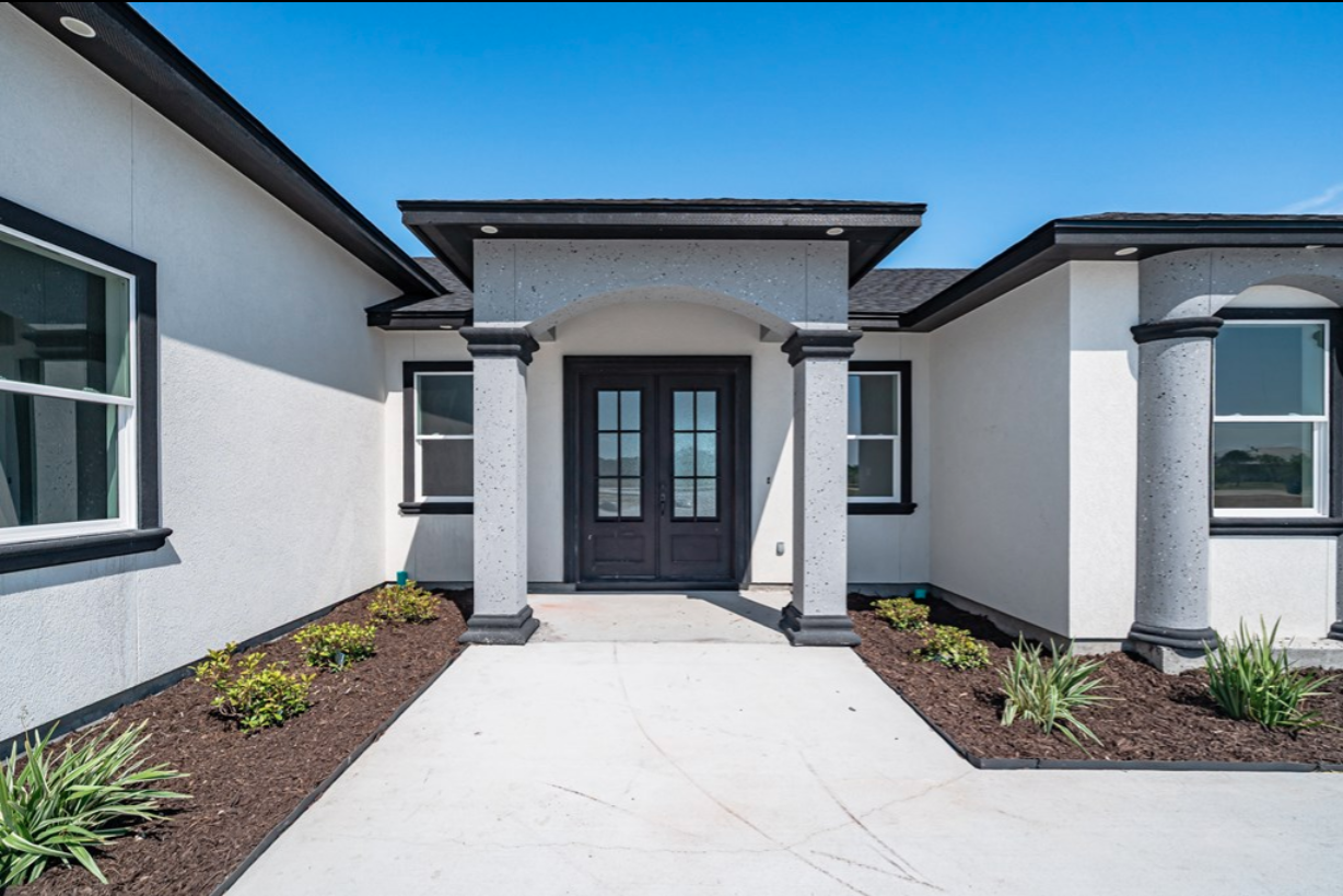 Front Entrance of 104 Windcrest Lane in Rockport, TX