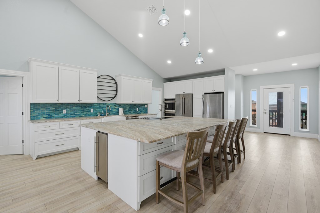 View through kitchen at 142-143 Channelview Rd, Rockport, TX · Holiday Beach