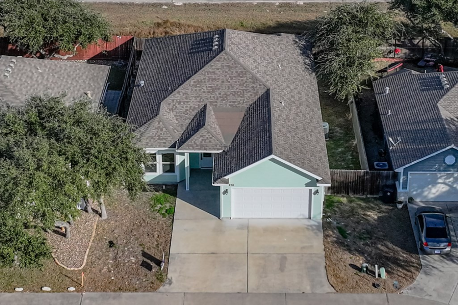 Aerial View of 120 Sandollar Cir, Fulton, TX